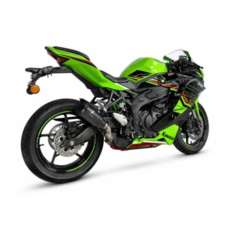 IXRACE KAWASAKI NINJA ZX 25R / ZX 4 R / RR / 2023 2026 MK2B INOX silencer MK2B BLACK AK7242SB - EURO5+