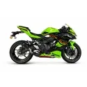 IXRACE KAWASAKI NINJA ZX 25R / ZX 4 R / RR / 2023 2026 MK2B INOX silencer MK2B BLACK AK7242SB - EURO5+