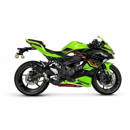 IXRACE KAWASAKI NINJA ZX 25R / ZX 4 R / RR / 2023 2026 MK2B INOX silencer MK2B BLACK AK7242SB - EURO5+