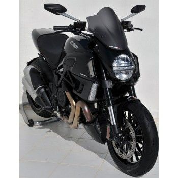 ducati DIAVEL 2011 2013 double curve SPORT windscreen - 39cm