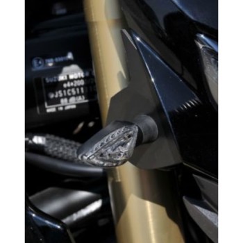 ERMAX caches trous clignotants AVANT ou ARRIERE obturateur moto Suzuki GSR 750 2011 2016