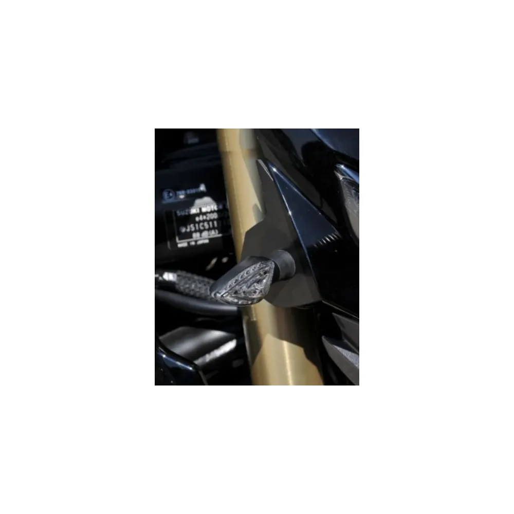 ERMAX caches trous clignotants AVANT ou ARRIERE obturateur moto Suzuki GSR 750 2011 2016