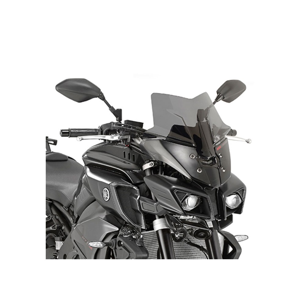 GIVI Yamaha MT10 2016 2019 short and sport windscreen D2129B - 36cm high