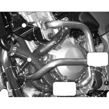 GIVI motorcycle crankcases protection HONDA CBF 1000 / 2006 2009 - TN452