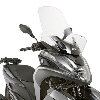 givi-pare-brise-haute-protection-yamaha-tricity125-155-mbk-tryptik-125-2014-2023-hauteur-74cm-2120dt