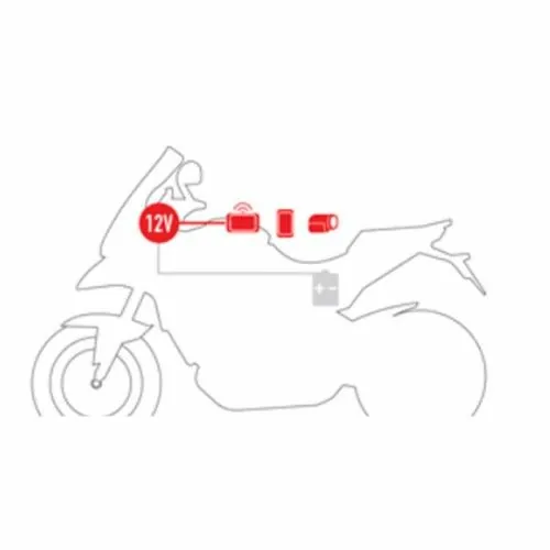 GIVI kit prises téléphone et USB pour moto scooter quad - S112