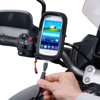 GIVI kit prises téléphone et USB pour moto scooter quad - S112