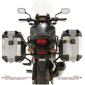 GIVI PL1121CAM Tubular frame for Trekker Outback MONOKEY CAM-SIDE suitcases honda CB500 X 2013 2018 