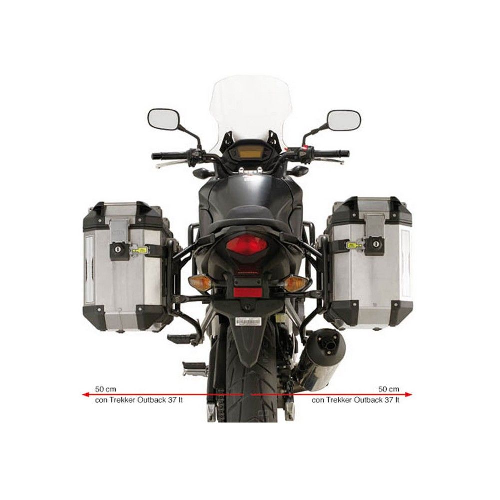 GIVI PL1121CAM support valises latérales Trekker Outback MONOKEY CAM-SIDE honda CB500 X 2013 2018 