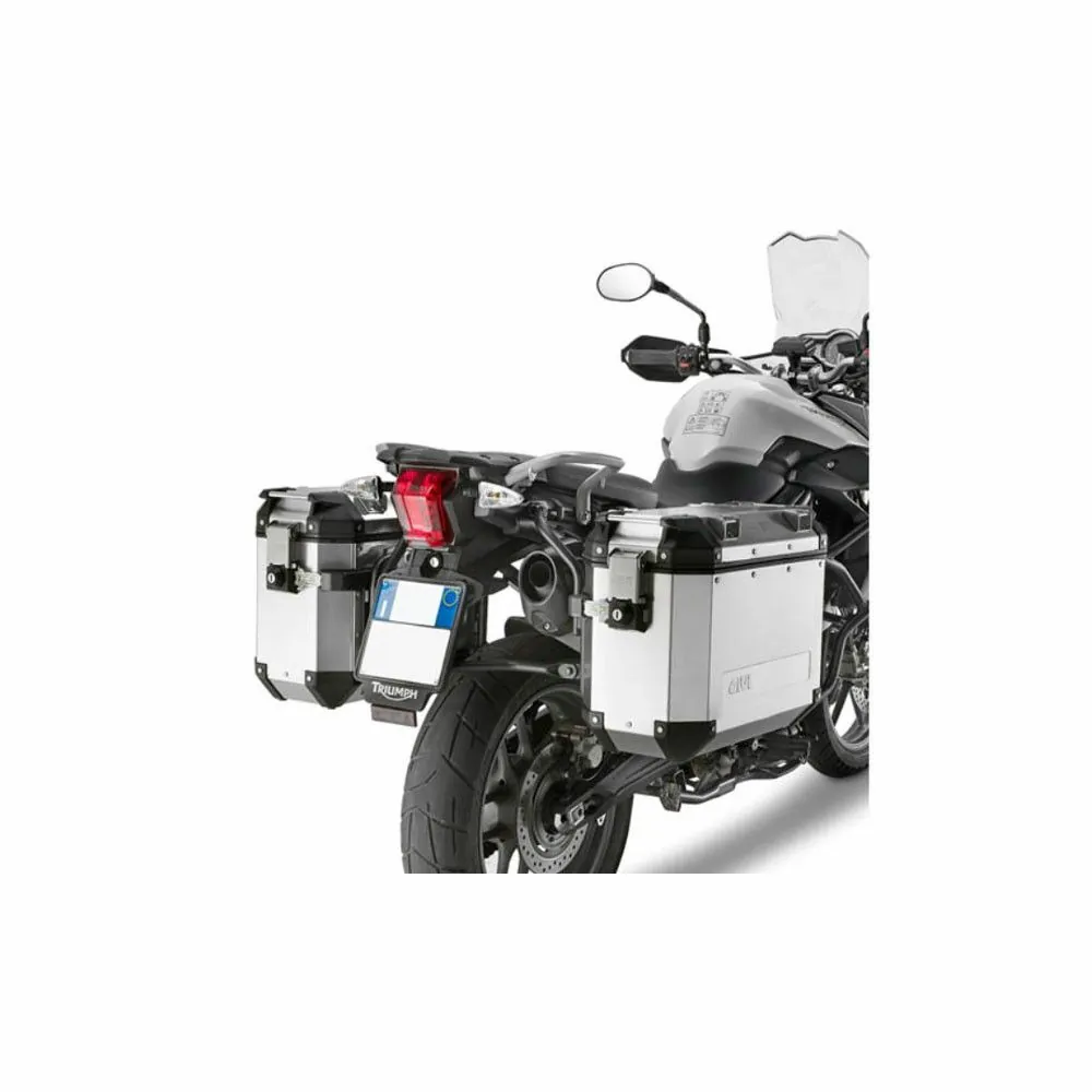 givi-pl6401cam-support-pl-one-fit-valises-laterales-monokey-cam-side-triumph-tiger-800-xc-xr-2011-2017