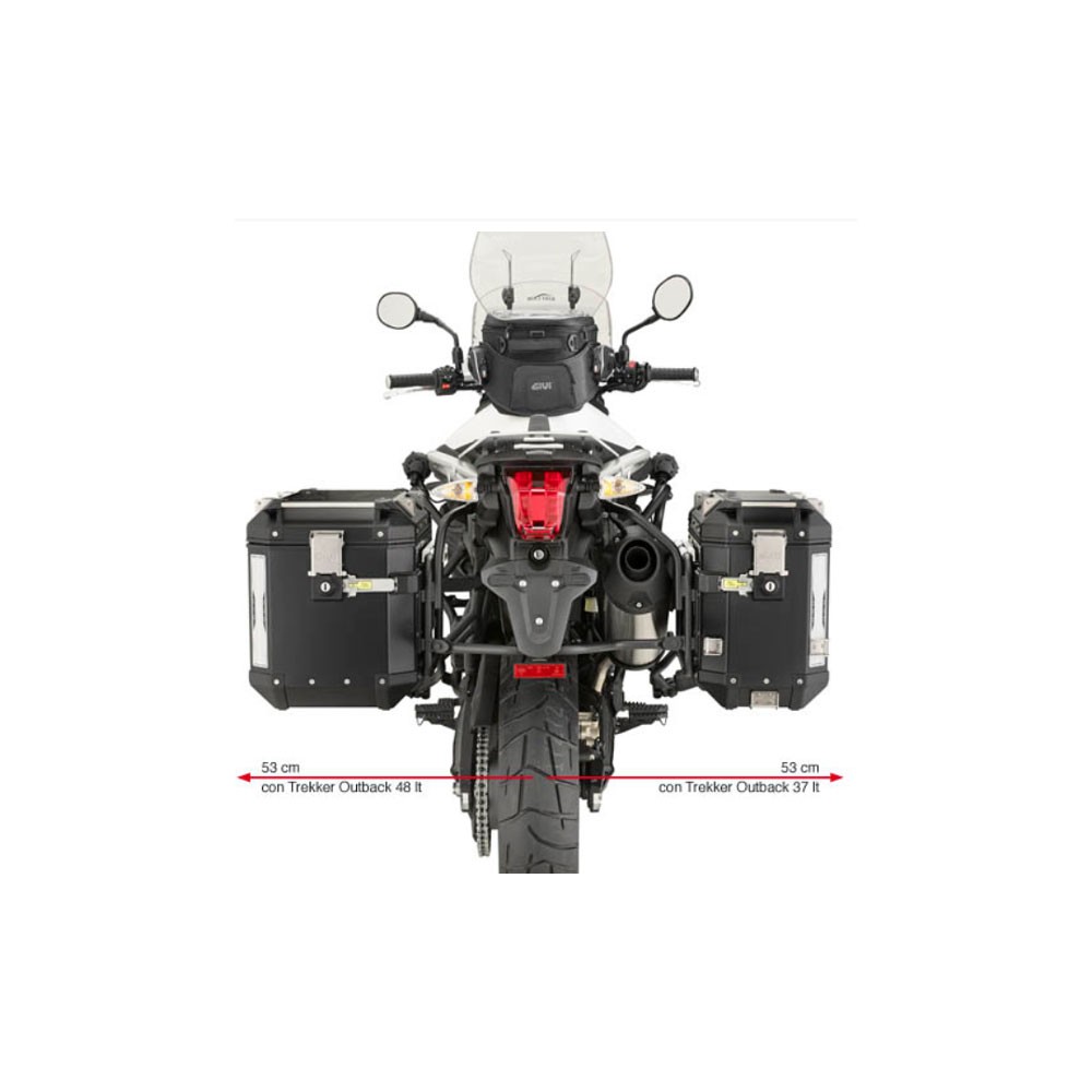 givi-pl6401cam-support-pl-one-fit-valises-laterales-monokey-cam-side-triumph-tiger-800-xc-xr-2011-2017