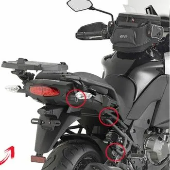 GIVI PLR4113 quick support for luggage side case GIVI MONOKEY kawasaki 1000 VERSYS 2015 2016