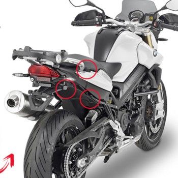 GIVI PLR5118 support à liaison rapide pour valise latérale MONOKEY BMW F800 R 2015 2019 