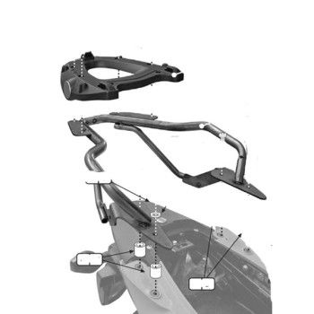 givi-sr777-support-for-luggage-top-case-monokey-honda-cbf-1000-st-2010-2017