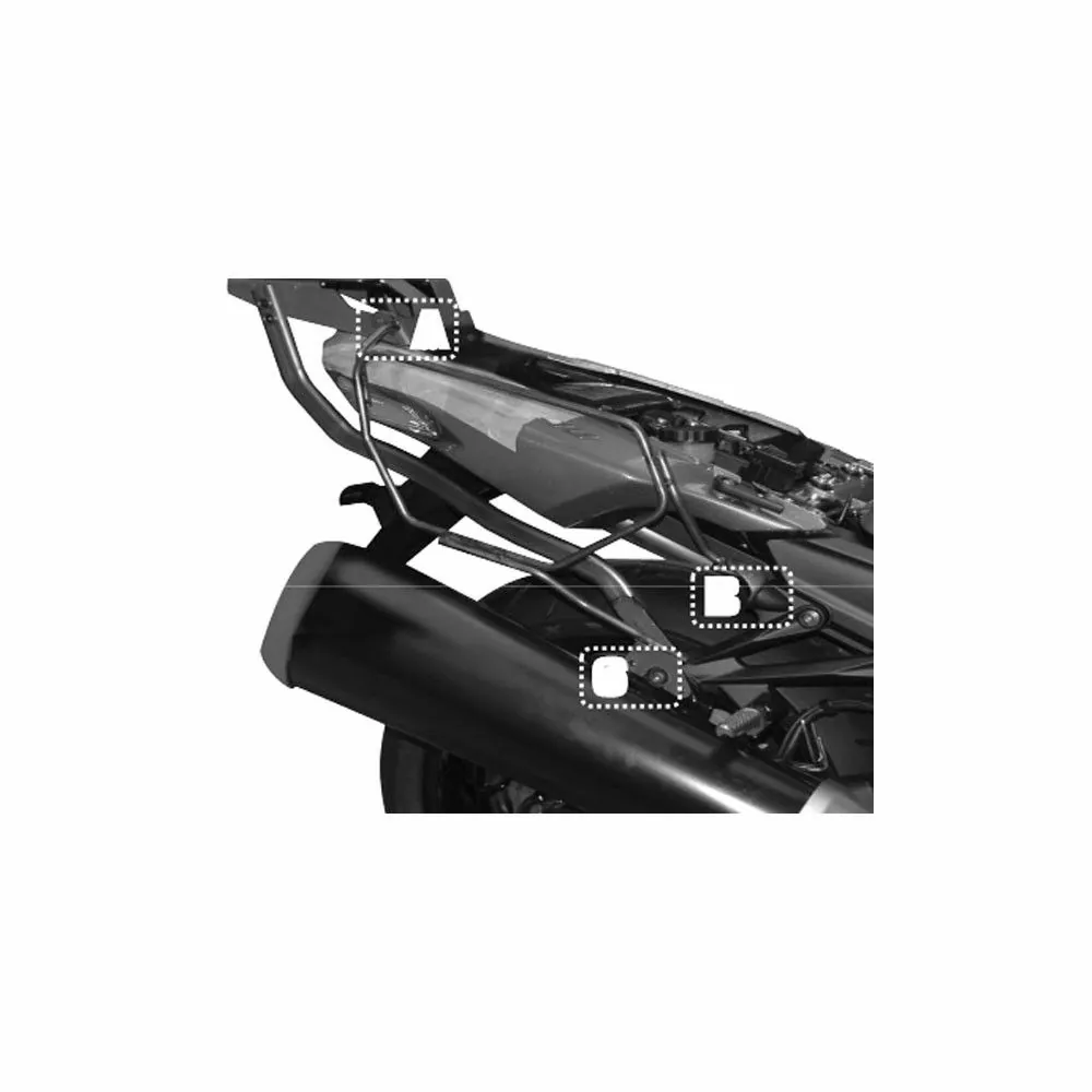 GIVI TE4106 support for EASYLOCK side bags of Kawasaki ZZR 1400 2012 2020 