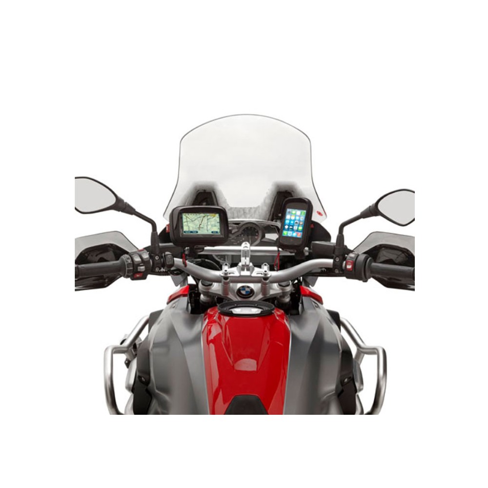 GIVI support universel S900A pour GPS & smartphone sur moto scooter vélo fixation au guidon