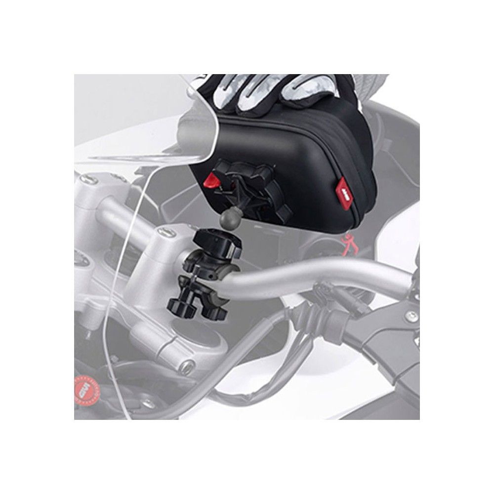 GIVI support universel S955B pour iPhone 4 4S 5 5S 5C + GPS moto scooter vélo fixation au guidon