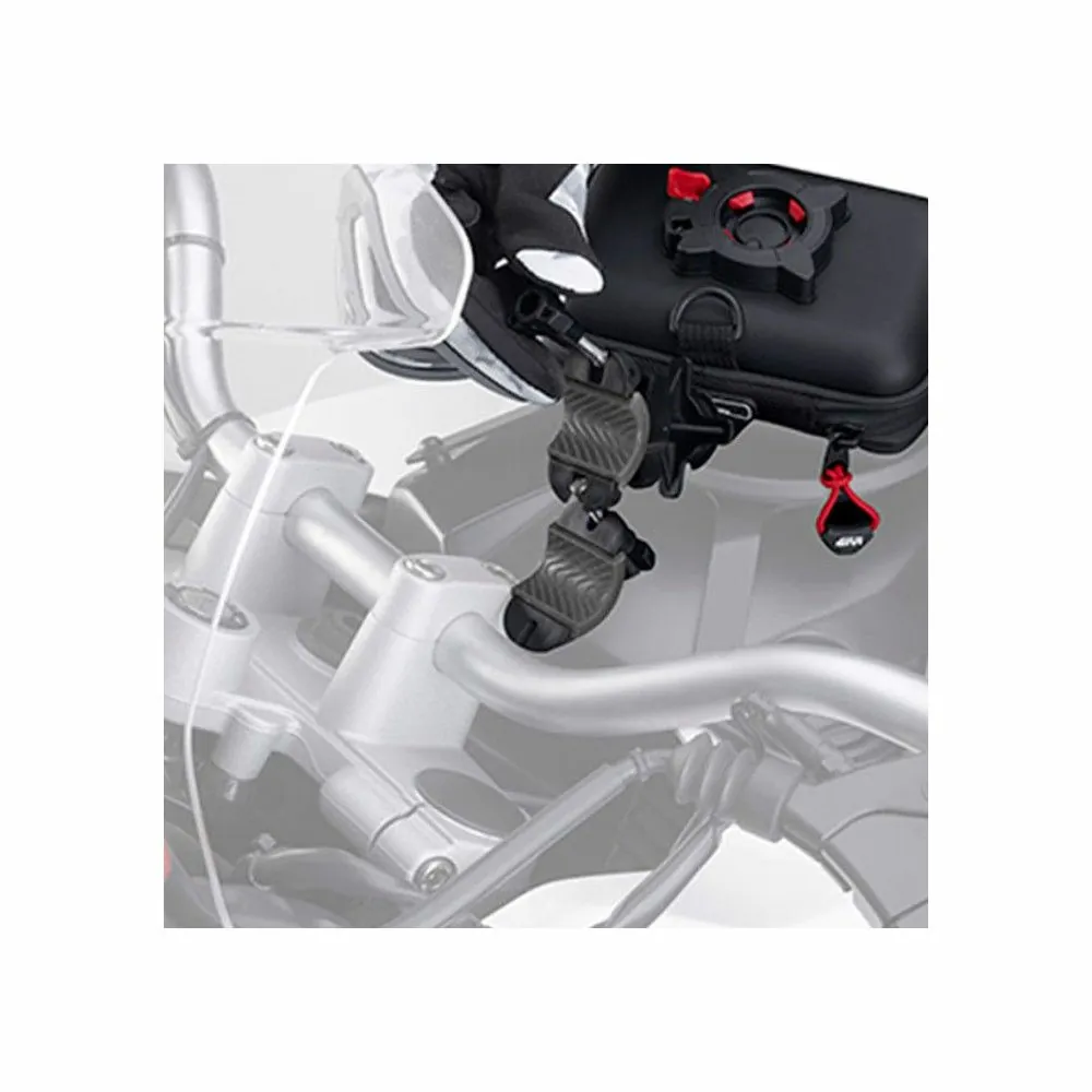 GIVI support universel S955B pour iPhone 4 4S 5 5S 5C + GPS moto scooter vélo fixation au guidon