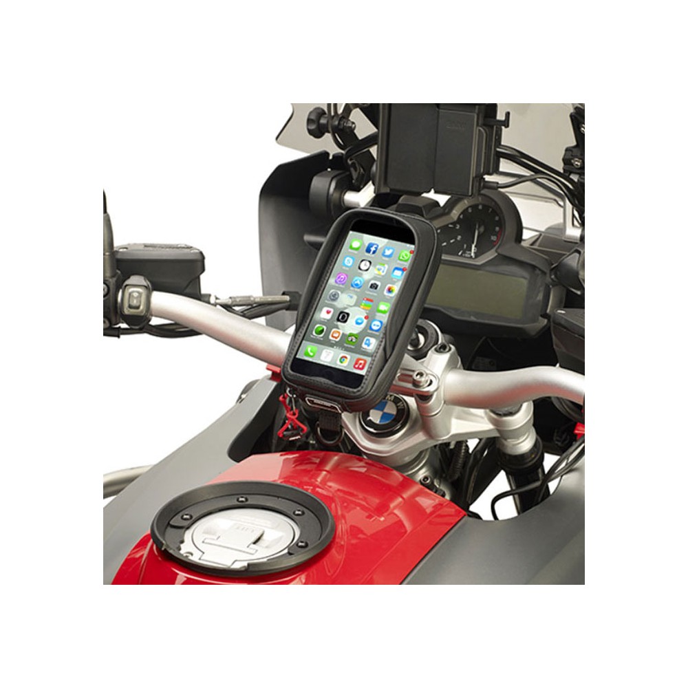 GIVI support universel S957B pour iPhone 7 7+ 6+ galaxy note moto scooter vélo fixation universelle