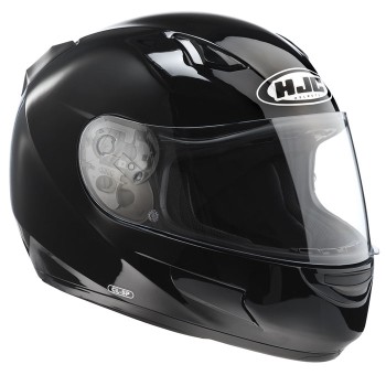 POLYCARBONATE helmet CLSP SOLID BLACK special big sizes