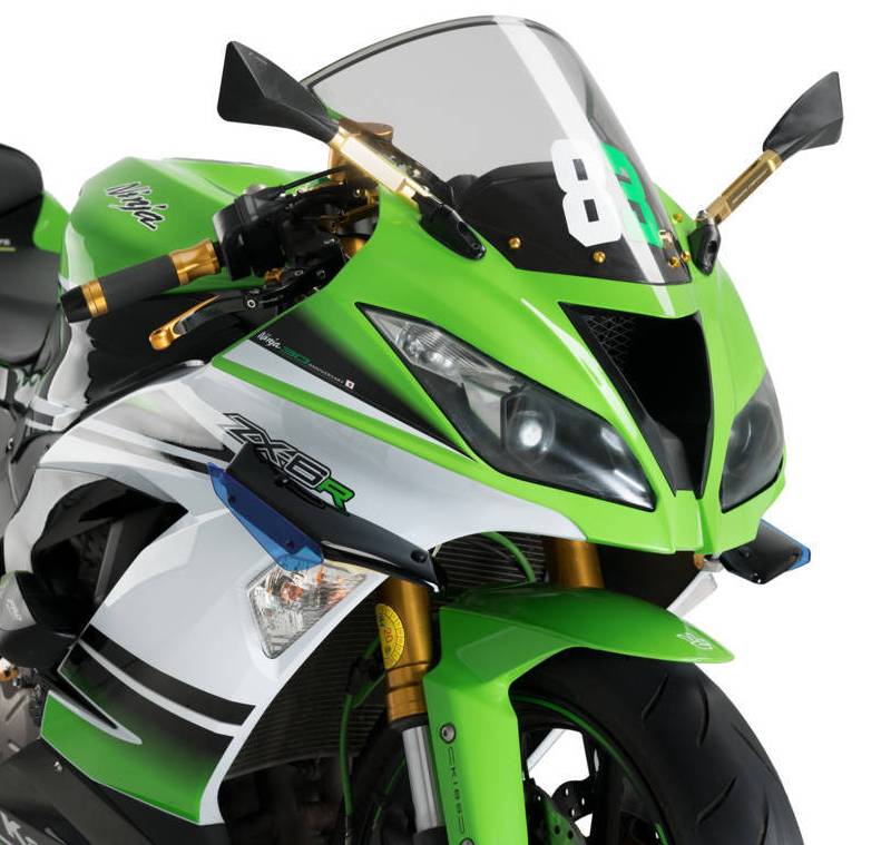PUIG Downforce side spoilers Kawasaki ZX 6R / ZX 6R 636 / 2013 PUIG Downforce side spoilers Kawasaki ZX 6R / ZX 6R 636 / 2013