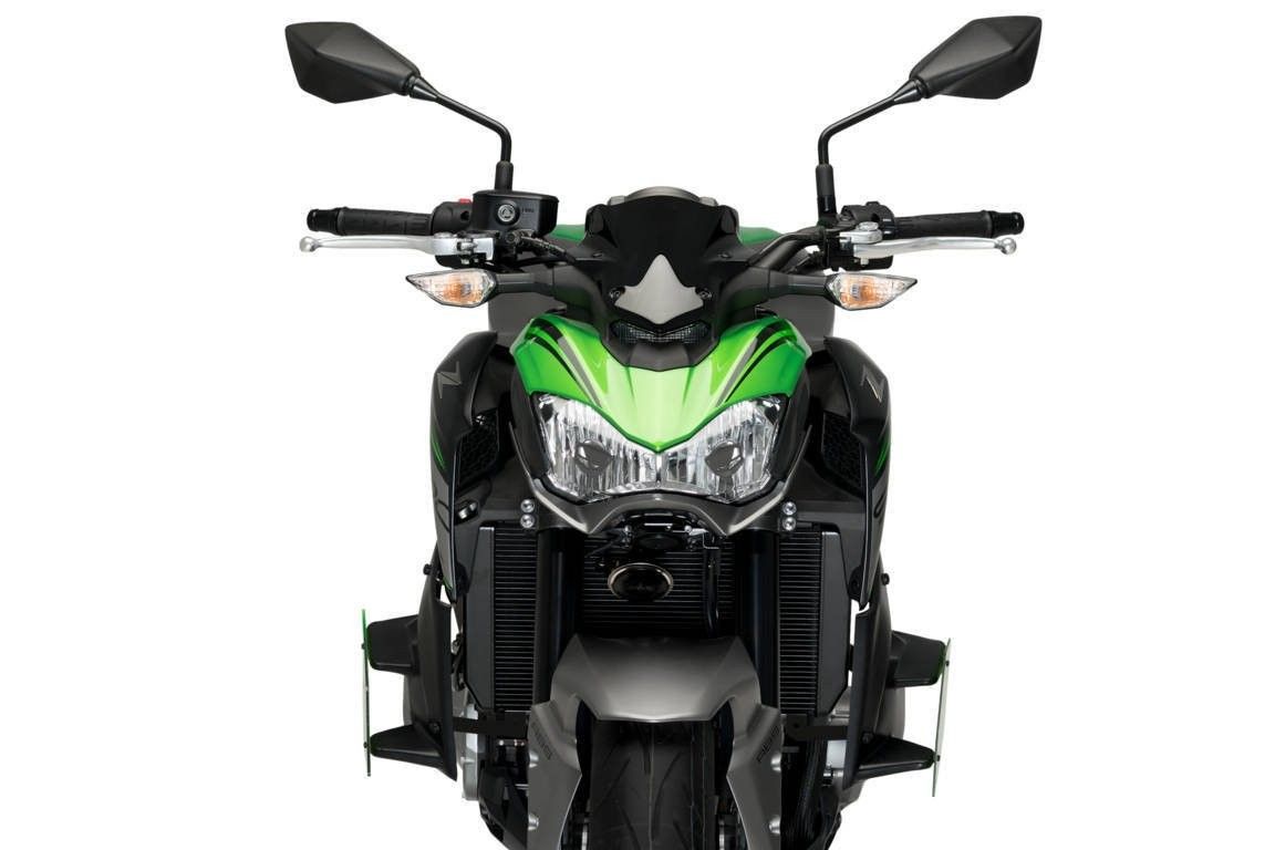 Piastra Allargatrice Per Cavalletto Laterale Kawasaki Z900 2017-2020 - In Alluminio CNC, Verde