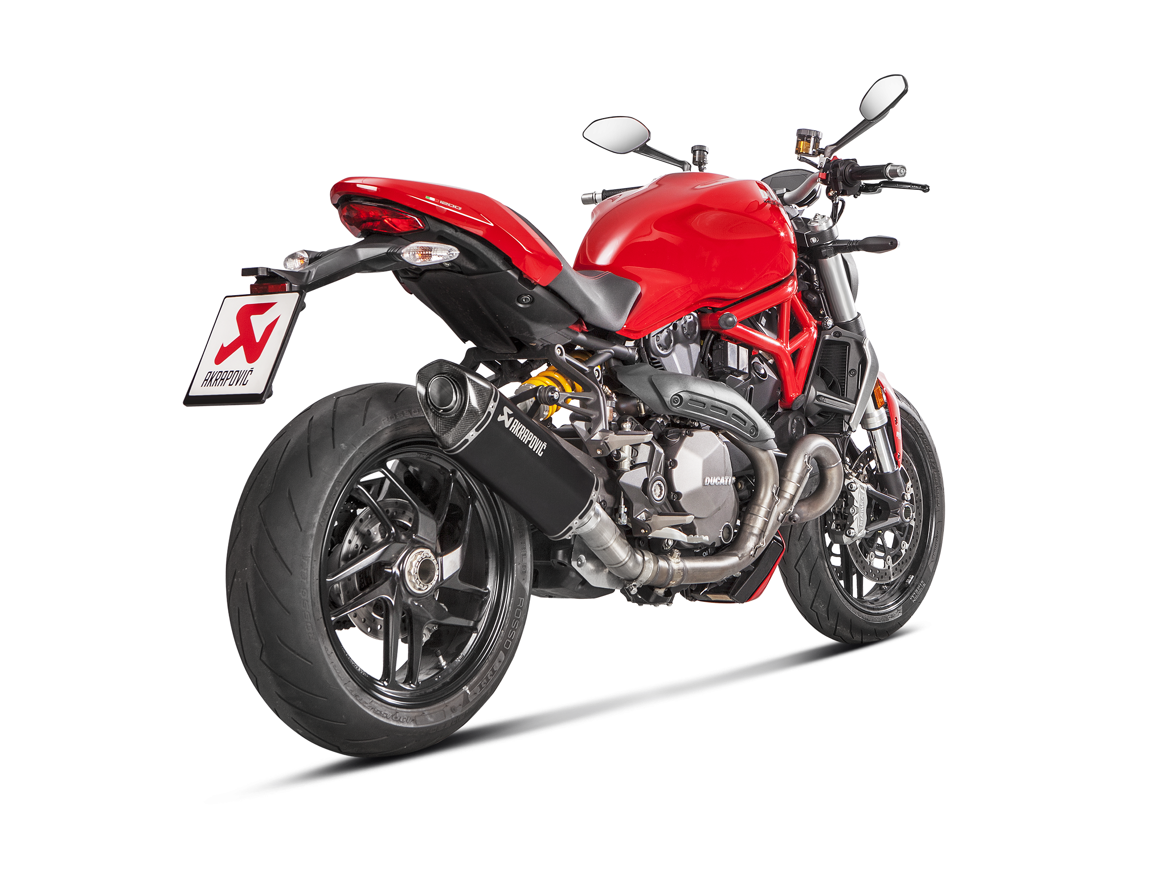 モンスター1200 アクラポヴイッチサイレンサー DUCATI MONSTER 1200 2017-2020 Exhaust AKRAPOVIC Titanium