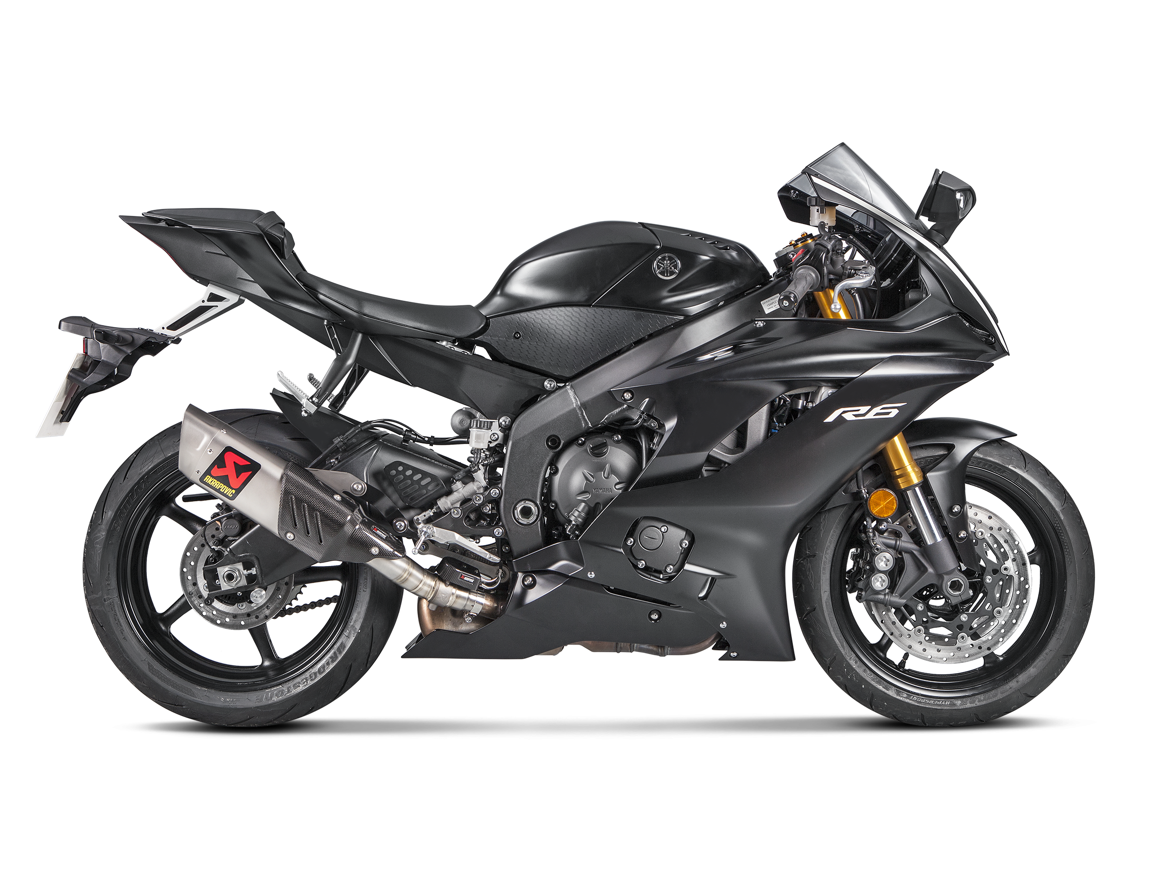 akrapovic yamaha yzf r6 2017 2022 titanium exhaust silencer muffler euro 4 approved slip on 1811