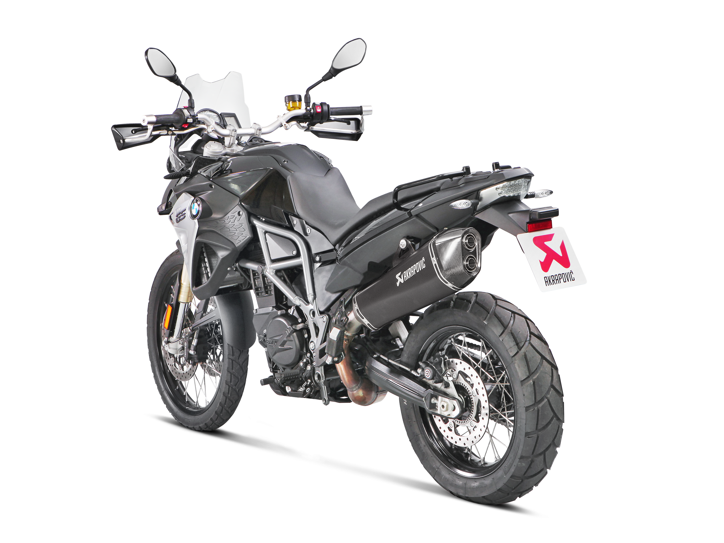 BMW F700GS 外し 純正オプション AKRAPOVIC アクラポビッチ スリップオンマフラー サイレンサー 7711-8567781　230719BD0104 &frasl; BMW GS ADVENTURE 0 F800GS