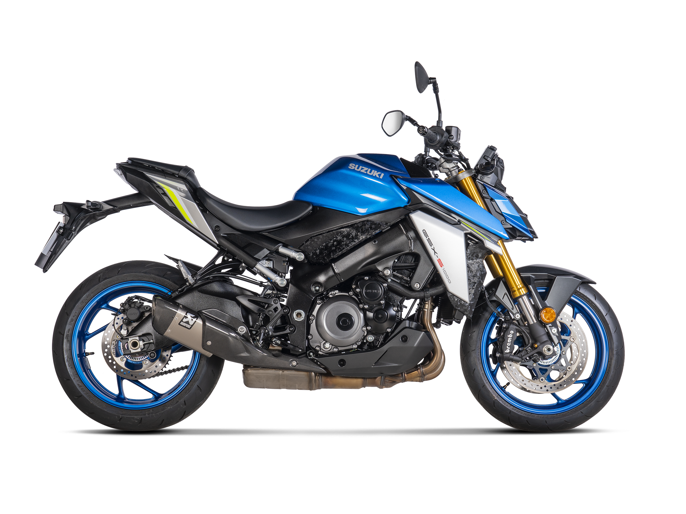GSX-R1000（K9）AKRAPOVICオプションコレクターS/0ツイン用 akrapovic-suzuki-gsx-s-1000-950-2021-2023-titanium-exhaust-muffler