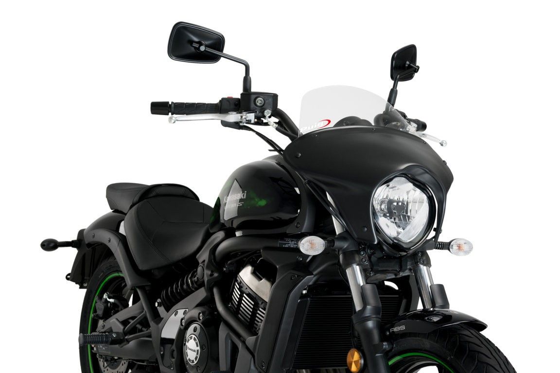 Déflecteur Vent Motos Pour Vulcan S 650 EN650 VN 2015-2022 2021 2020 Accessoires Moto Pare-Brise Support Bouclier Pare-Brise(Transparent