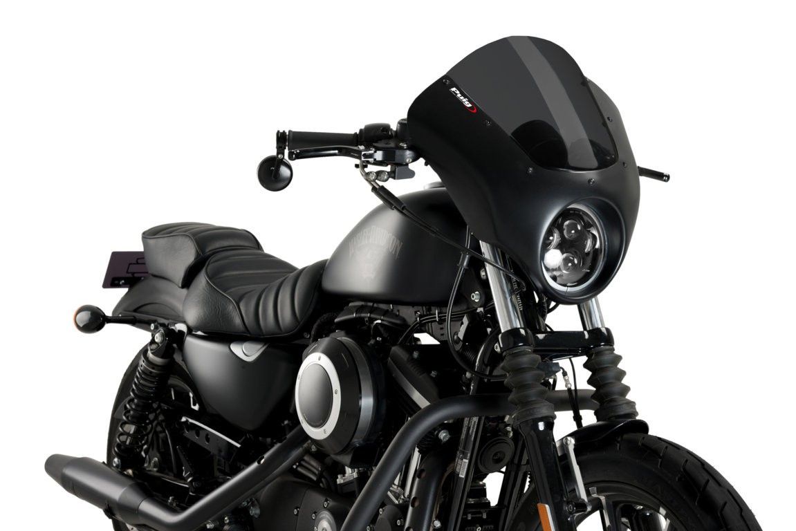 激安通販サイト 人気 PUIG ANARCHY DAVIDSON HARLEY semi-fairing NIGHT DARK パーツ