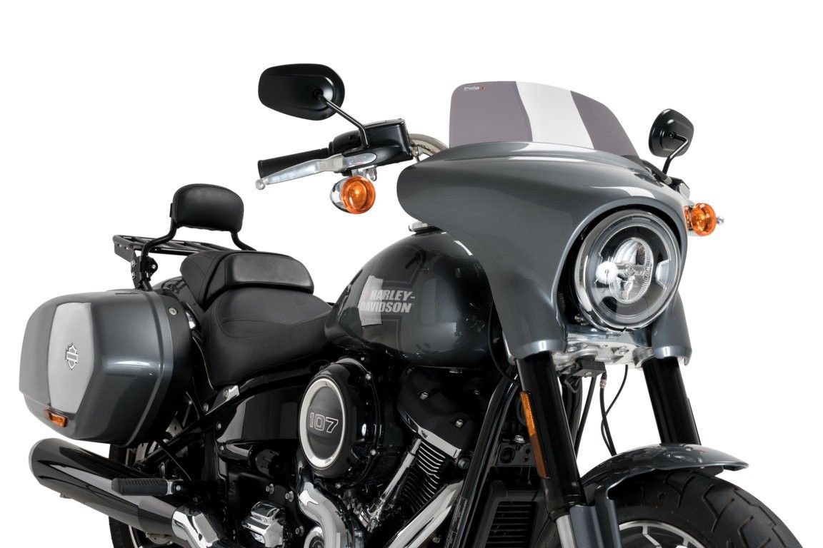 Puig 20401F Bulle Sport Fumé Foncé - Écran Moto Compatible KTM
