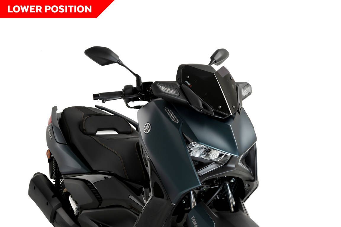 Puig 6260N SCREEN V-TECH TOURING [BLACK] YAMAHA TMAX530(12-15) プーチ スクリーン カウル Puig 6260 Windscreen V-Techline Touring Yamaha TMax 12-13 :