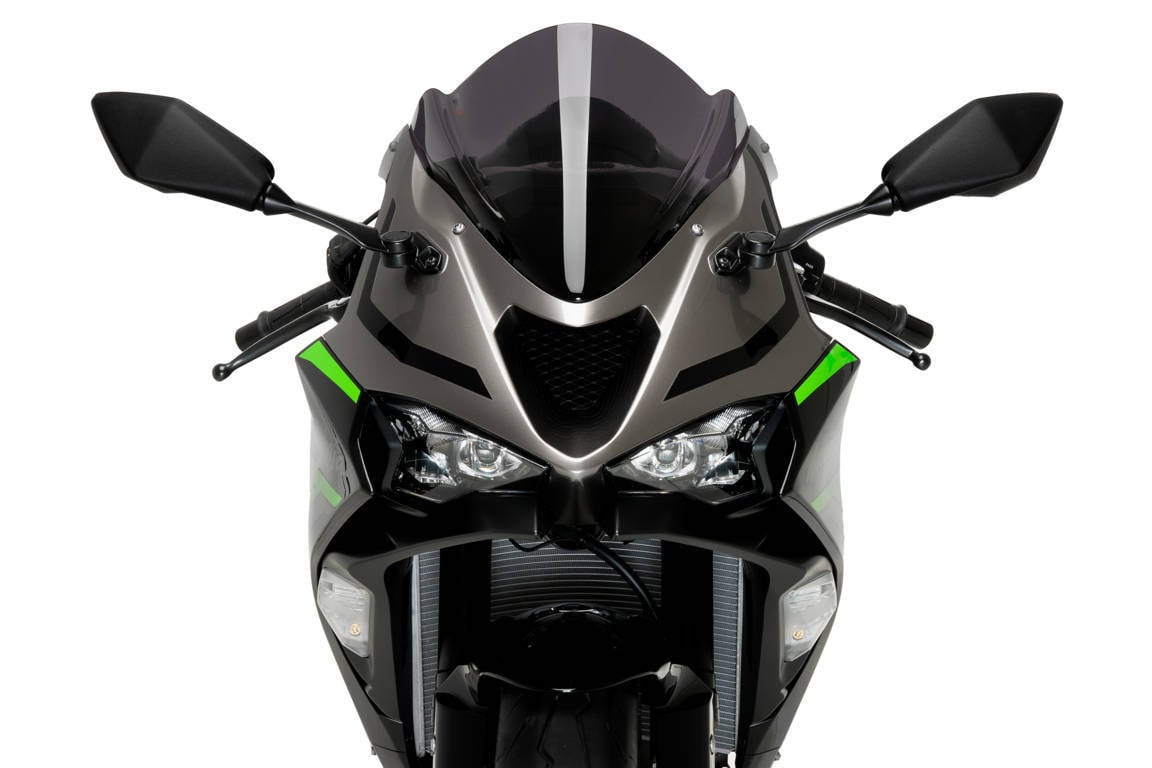 Amazon.com: Puig Racing Screen Kawasaki ZX-6R 19- C/Green