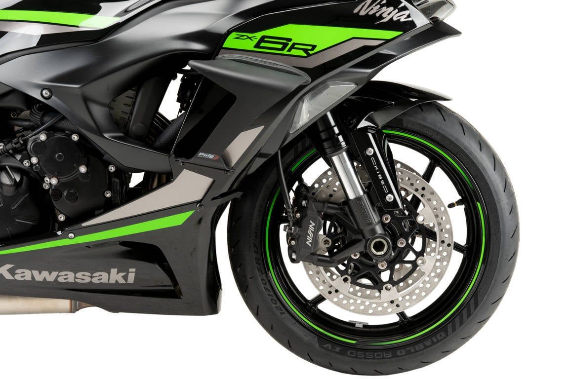 PUIG Downforce RACE naked side spoilers KAWASAKI ZX-6R NINJA
