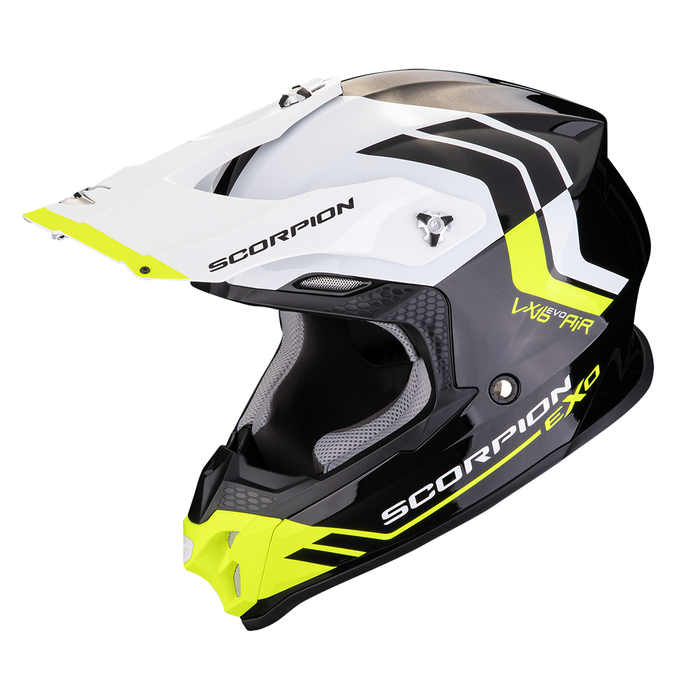 SCORPION cross helmet VX-16 EVO AIR FUSION moto scooter Black