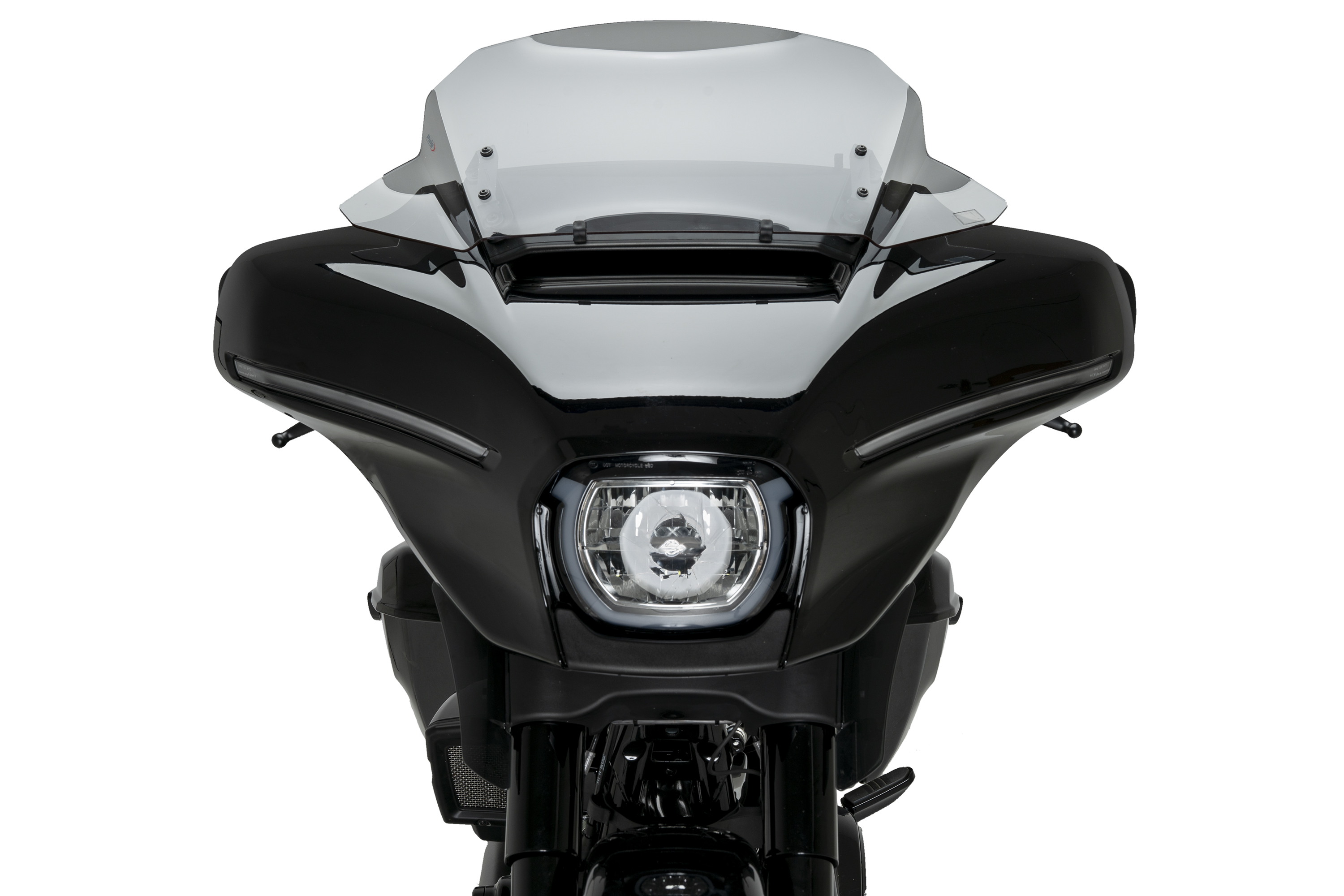 Puig 22108F High-Road Touring Windschutzscheibe – Aerodynamischer Schutz und Elegantes Design für Harley Davidson Road Glide FLTRX 2024, Stark Getönt