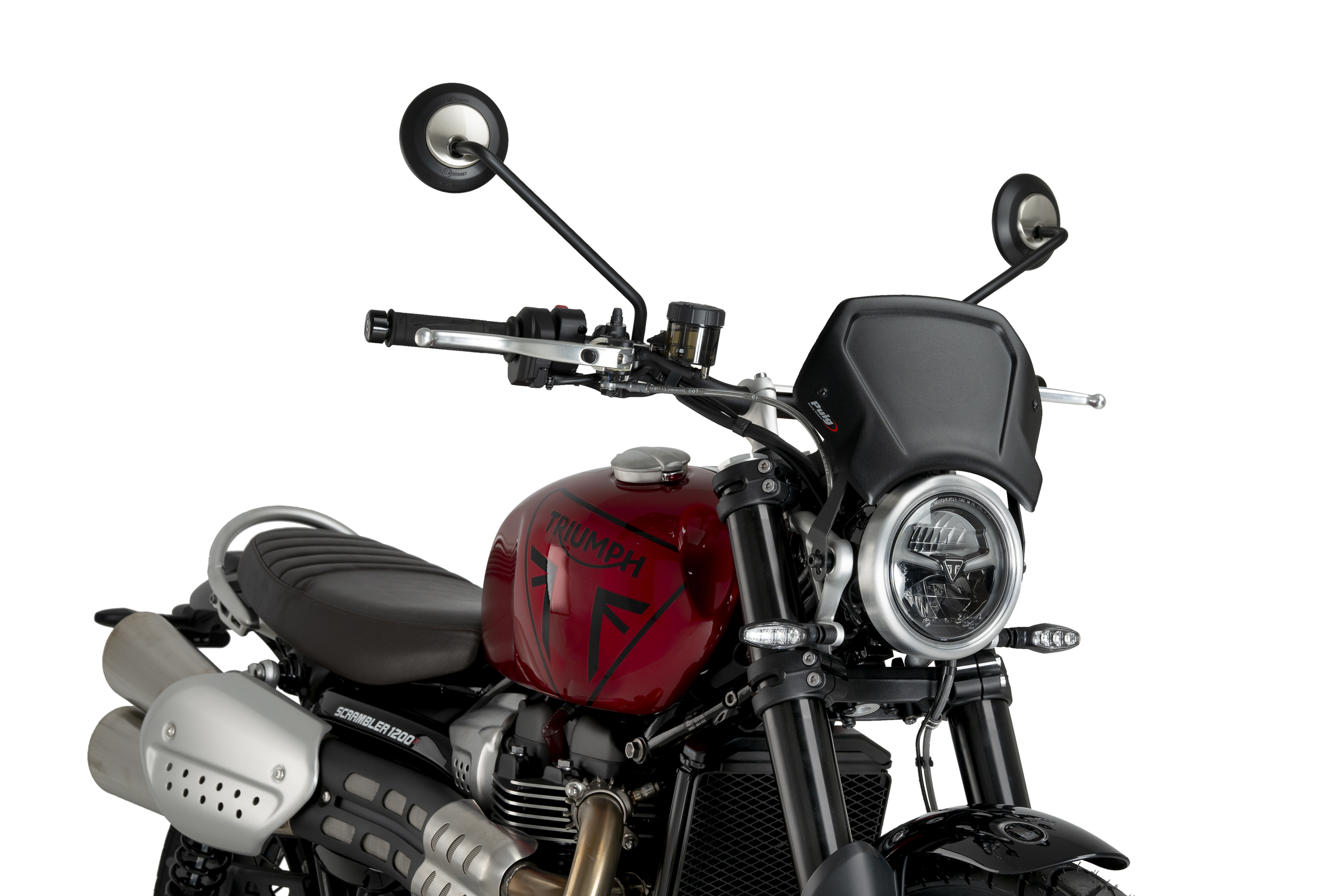 PUIG aluminium faceplate TRIUMPH SCRAMBLER 1200 X / XE / 2024 2026