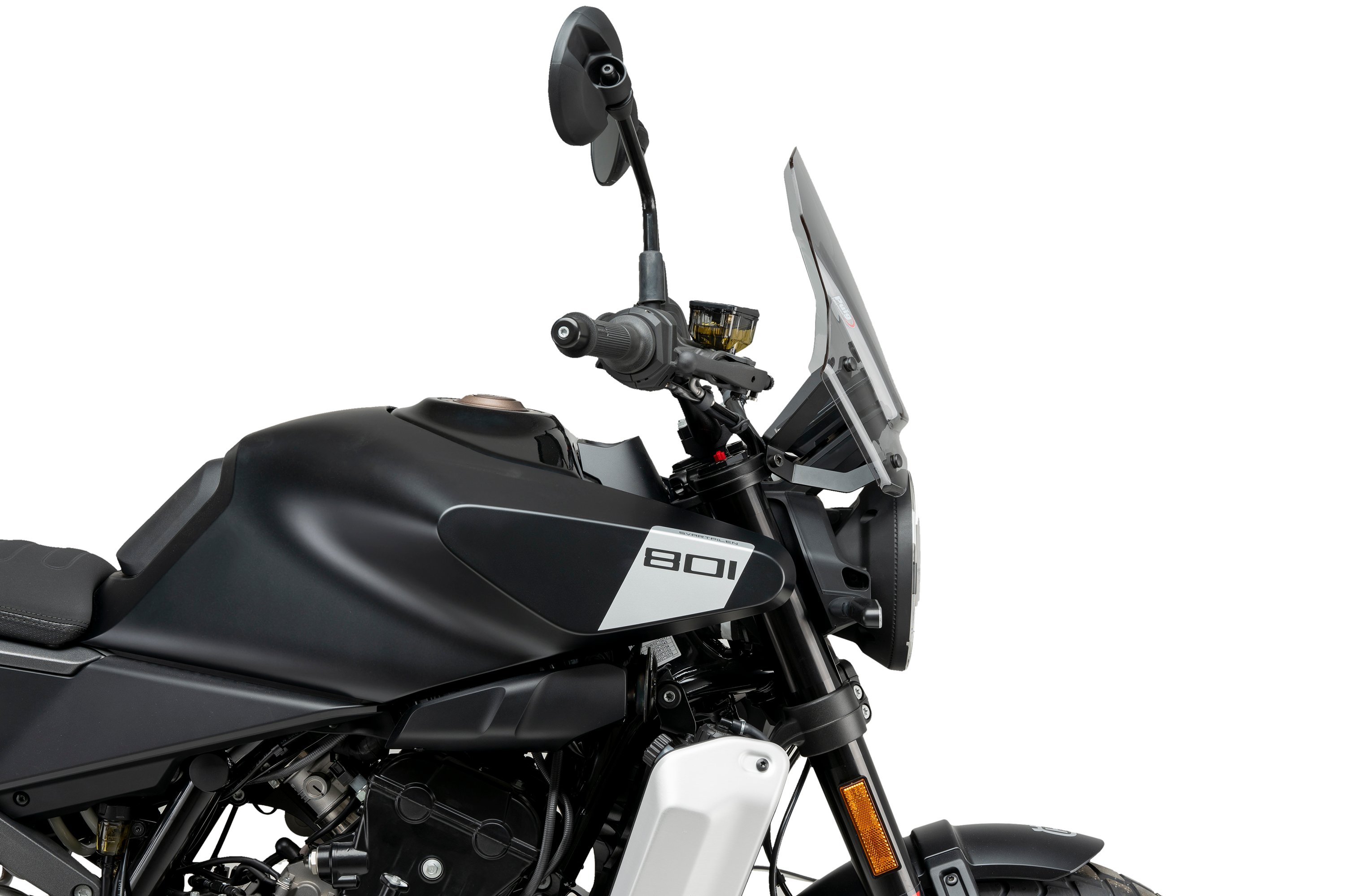 Saut De Vent Puig 6488F Pour BMW R1200R (2006-2014) - Fumé Foncé, Méthacrylate 3 Mm, Aérodynamique Testé En Soufflerie - 2