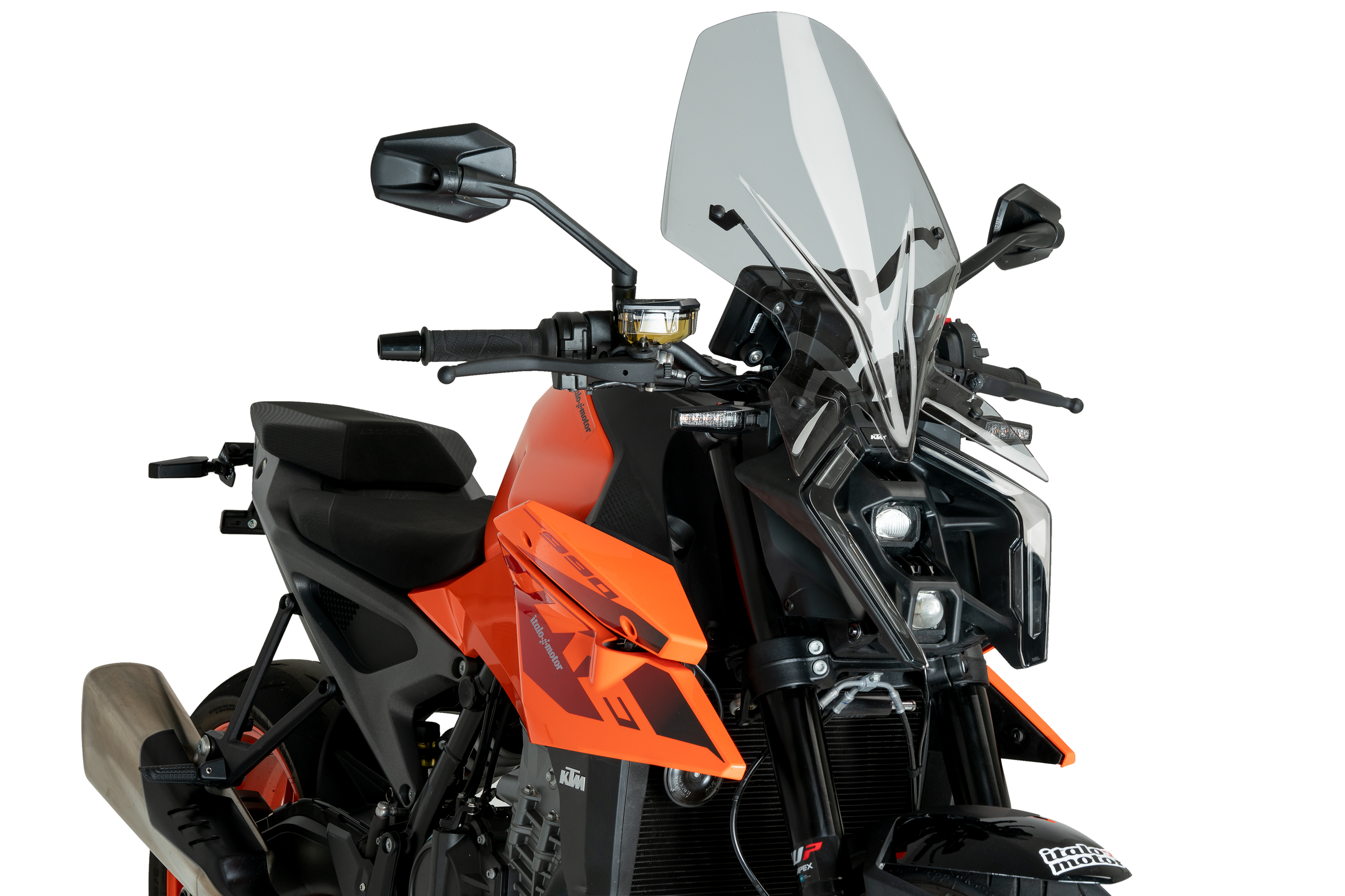BMW F800R (2015 - 2019) Puig New Generation Touring Black Windshield 8187N - View #7