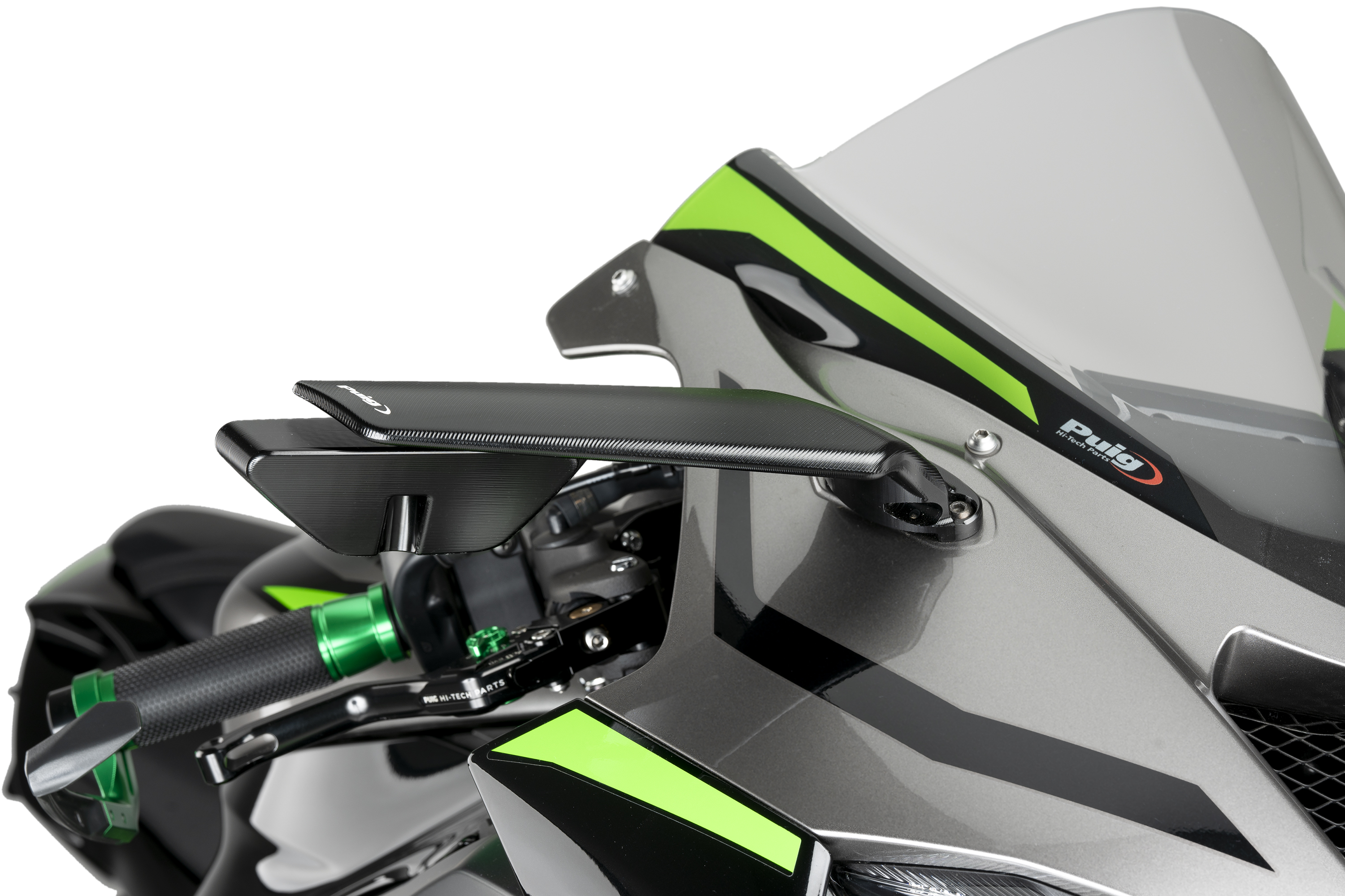 Puig Zx10r ミラーレス Puig プーチ ウイングレット・ダウンフォース